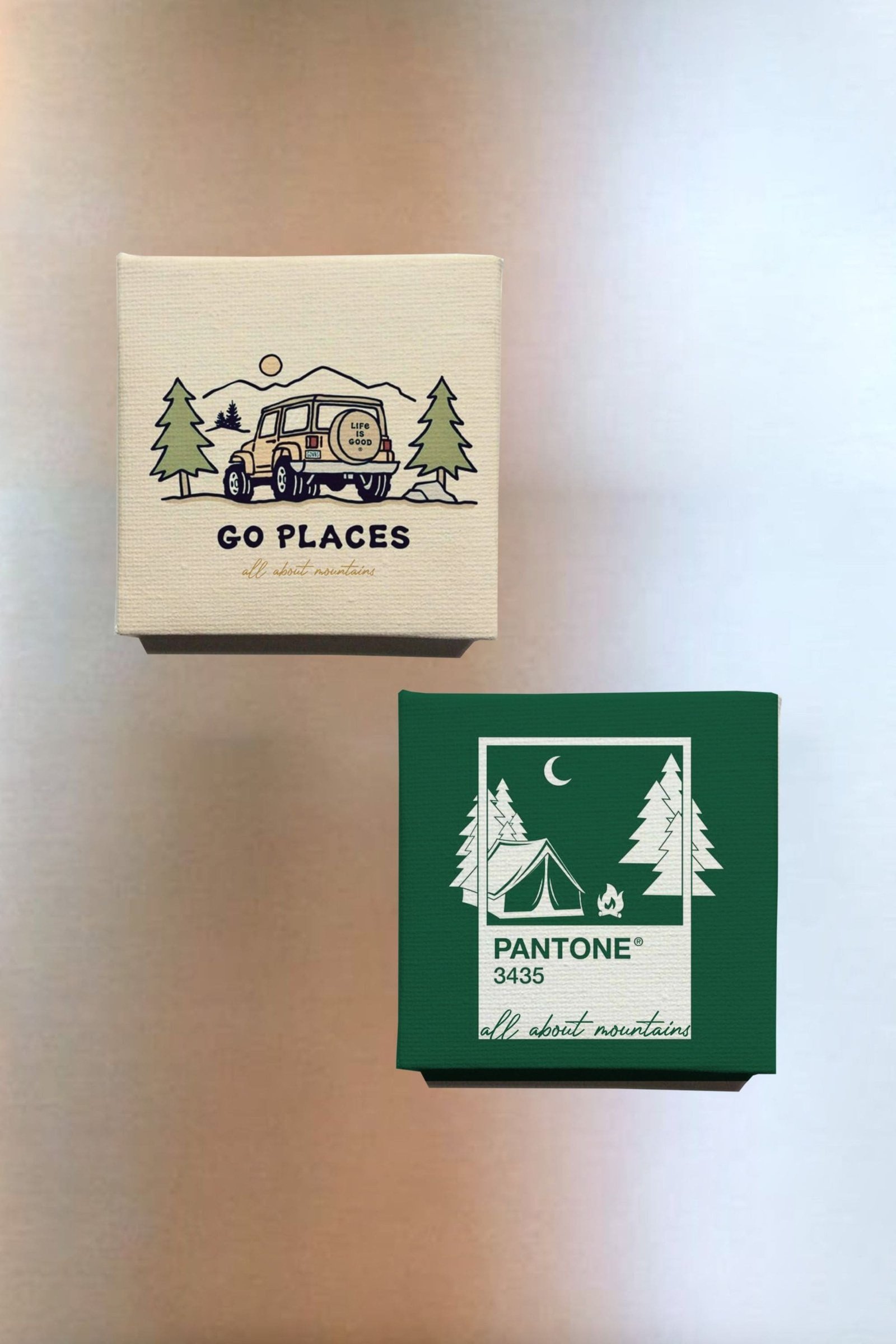 Go Places & Pantone 3435 | Fridge Magnet
