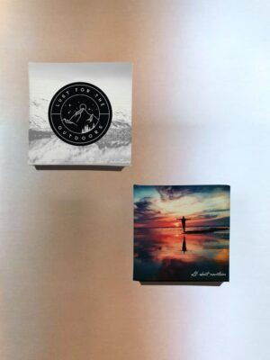 Lust For The Outdoor & Travel Within | Fridge Magnet