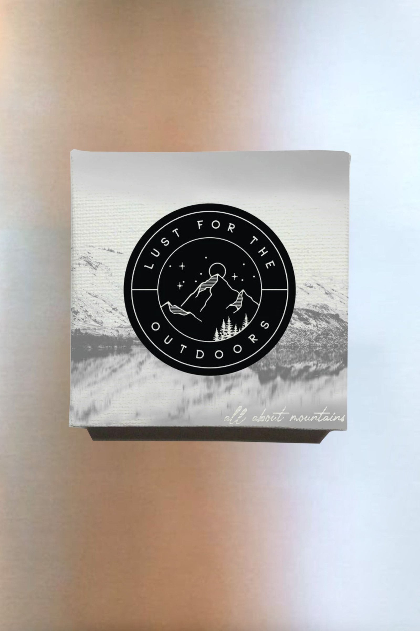 Lust For The Outdoor & Travel Within | Fridge Magnet