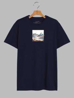 Life Is Better In The Mountains | Printed T-Shirt