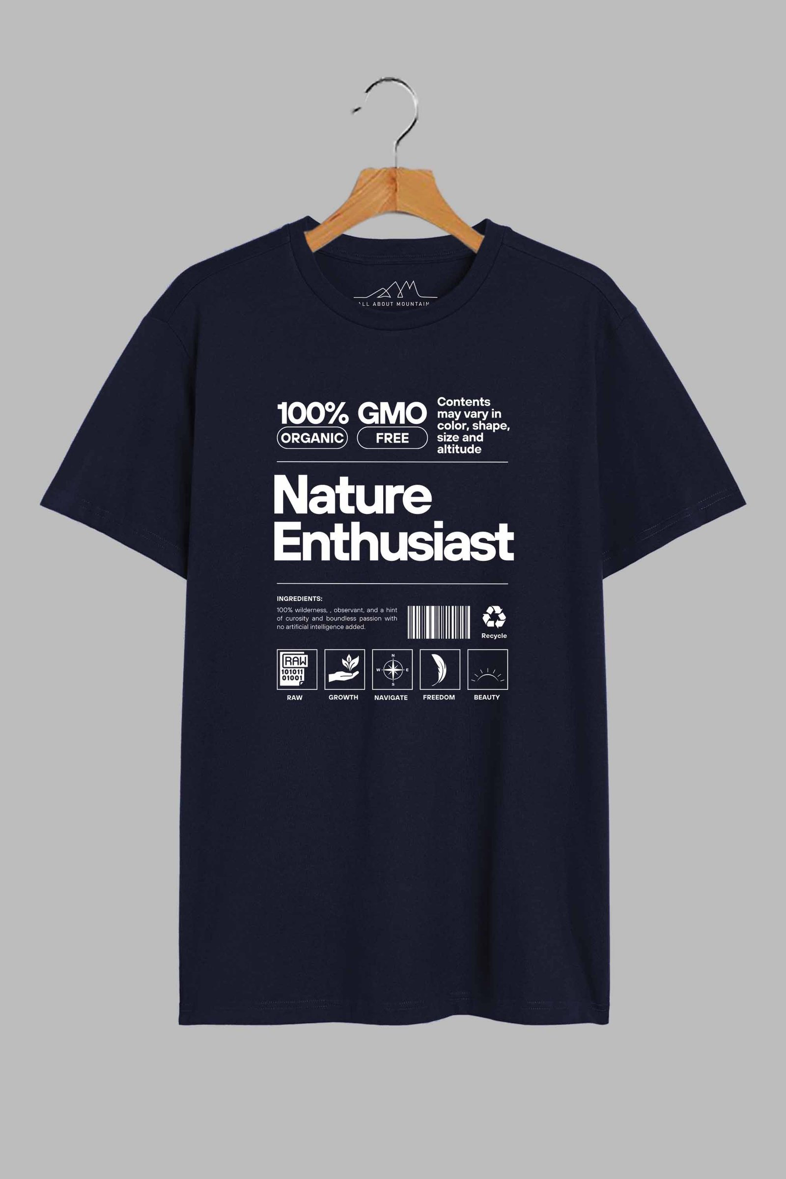 Nature Enthusiast  | Printed T-Shirt