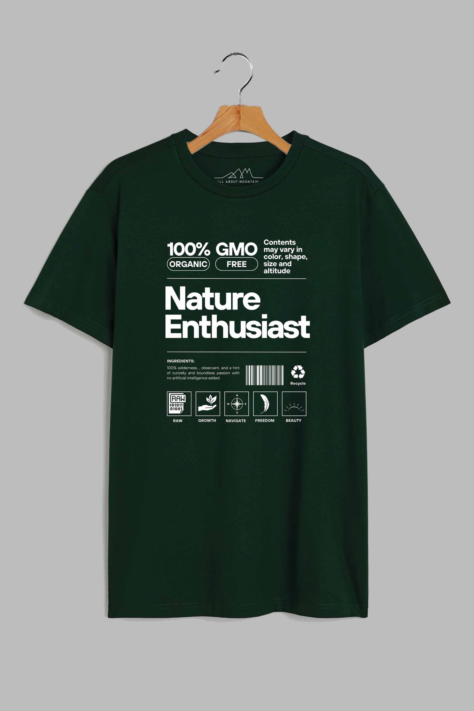 Nature Enthusiast  | Printed T-Shirt