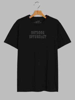 Outdoor Enthusiast with Back Printed | T-Shirt