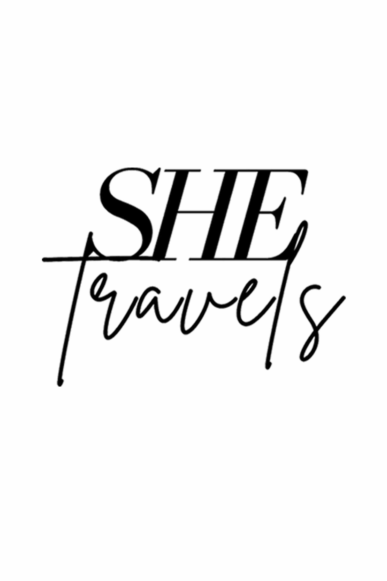 She Travels | T-Shirt For Women