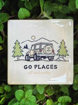 Go Places | High Gloss Acrylic Fridge Magnet