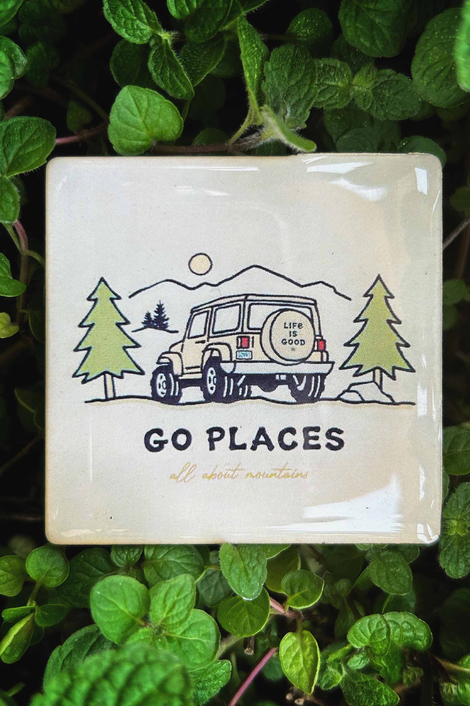 Go Places | High Gloss Acrylic Fridge Magnet