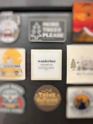 WANDERLUST | High Gloss Acrylic Fridge Magnet