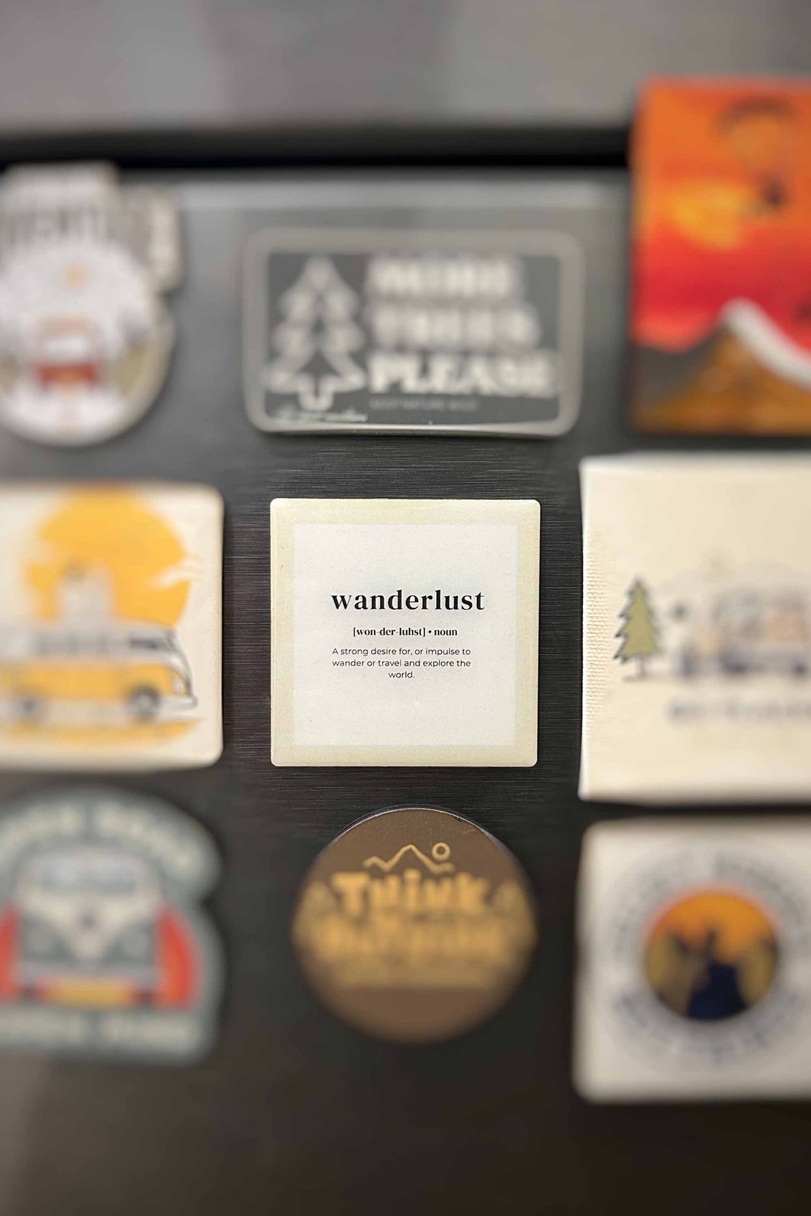 WANDERLUST | High Gloss Acrylic Fridge Magnet