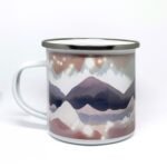 Dreamy Mountains Printed Travel Metal Mug