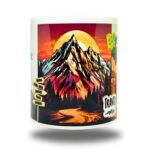 Adventure Mountains Graphic Print Ceramic, 360 ML