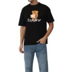 Bear Explorer Graphic, Relaxed Fit Drop Shoulder T-Shirt
