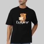 Bear Explorer Graphic, Relaxed Fit Drop Shoulder T-Shirt